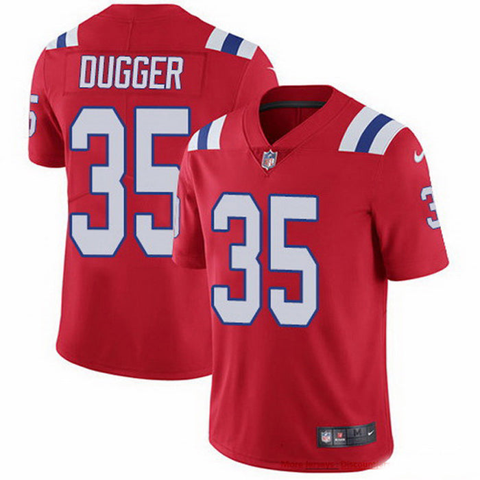 Youth New England Patriots Kyle Dugger Vapor Jersey - Red